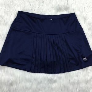 Navy Blue K-Swiss medium Tennis skirt